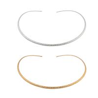 304 Stainless Steel Collar, Vacuum Ion Plating, fashion jewelry & for woman, more colors for choice, 137x144x2mm, Sold By PC