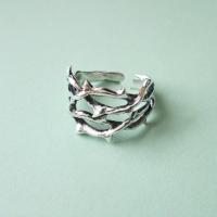 Zinc Alloy Finger Ring plated fashion jewelry & Unisex nickel lead & cadmium free 17mm Sold By PC