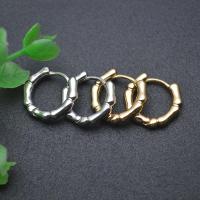 Brass Huggie Hoop Earring Donut plated fashion jewelry & for woman nickel lead & cadmium free Sold By PC