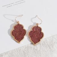 Zinc Alloy Drop Earrings & fashion jewelry & for woman nickel lead & cadmium free 50mm Sold By Pair