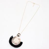 Zinc Alloy Jewelry Necklace with Shell fashion jewelry & for woman nickel lead & cadmium free Length Approx 27.55 Inch Sold By PC