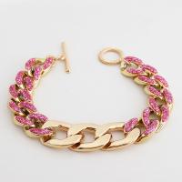 Resin Bracelets, fashion jewelry & for woman & enamel, more colors for choice, Length:Approx 7.67 Inch, Sold By PC