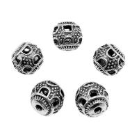 Tibetan Style Spacer Beads, antique silver color plated, DIY, 10x9.50mm, Hole:Approx 2mm, Approx 50PCs/Bag, Sold By Bag