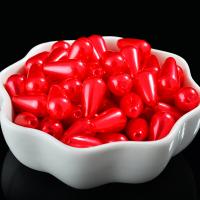 Plastic Beads, Teardrop, DIY, more colors for choice, 8x15mm, Approx 50PCs/Bag, Sold By Bag