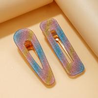 Alligator Hair Clip, Acrylic, gradient color & different styles for choice & for woman, Sold By PC