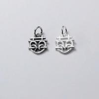 925 Sterling Silver Pendant plated DIY Sold By PC