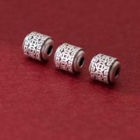 925 Sterling Silver Beads, plated, DIY, original color, 8mm, Hole:Approx 3mm, Sold By PC