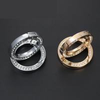 Zinc Alloy Key Clasp fashion jewelry & with rhinestone nickel lead & cadmium free Approx Sold By Lot