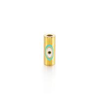 Perlas de mal de ojo de aleación de zinc, Joyería & Bricolaje, más colores para la opción, libre de níquel, plomo & cadmio, Vendido por UD