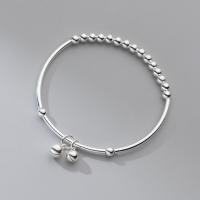 925 Sterling Silver Bangle Bracelet fashion jewelry nickel lead & cadmium free 17cm Sold By PC