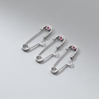 Clip, 925 Sterling Silver, fashion jewelry & DIY, more colors for choice, nickel, lead & cadmium free, 28x10x0.8mm, Sold By PC