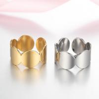 Vinger Ring in edelstaal, 304 roestvrij staal, mode sieraden & voor vrouw, meer kleuren voor de keuze, 17mm, Verkocht door PC