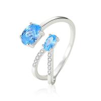 Cubic Zirconia Micro Pave 925 Sterling Silver Rings plated micro pave cubic zirconia & for woman Sold By PC
