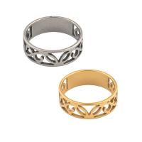 Stainless Steel Finger Ring, 304 Stainless Steel, plated, Unisex, more colors for choice, US Ring Size:6.5, Sold By PC