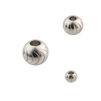 Stainless Steel Spacer Beads 304 Stainless Steel Round plated DIY original color Sold By Lot