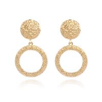 Zinc Alloy Drop Earring Geometrical Pattern plated & for woman & hollow 35-70mm Sold By Pair