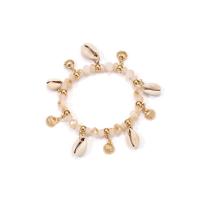 Crystal Bracelet, with Shell & Tibetan Style, plated, Bohemian style & different styles for choice & for woman, Length:Approx 7 Inch, Sold By PC