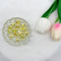 Perles d'espacement Bijoux, Acrylique, fleur, DIY, plus de couleurs à choisir, 14x14mm, Vendu par sac