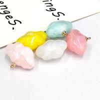 Acrylic Pendants, Cloud, DIY, more colors for choice, 17x23mm, Approx 100PCs/Bag, Sold By Bag