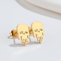 Stainless Steel Stud Earrings 304 Stainless Steel plated fashion jewelry & for woman Sold By Pair