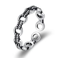 Ring Finger mosiądz, Miedzionikiel, Platerowane w kolorze srebra, biżuteria moda & dla kobiety, bez zawartości niklu, ołowiu i kadmu, 4x16mm, sprzedane przez PC