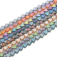 Spacer Koraliki Biżuteria, Szklane koraliki, Liść, DIY, dostępnych więcej kolorów, 8x10mm, około 30komputery/torba, sprzedane przez torba