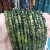 Gemstone Jewelry Beads, Bamboo, DIY & different materials for choice, 5x12mm, Approx 32PCs/Strand, Sold By Strand