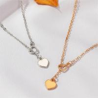 Zinc Alloy smykker halskæde, med 5cm extender kæde, Heart, forgyldt, mode smykker & for kvinde, flere farver til valg, nikkel, bly & cadmium fri, Længde Ca. 58.5 cm, Solgt af PC
