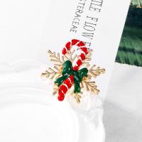 Zinc Alloy Brooches with enamel plated Christmas Design & fashion jewelry & for woman nickel lead & cadmium free Sold By PC