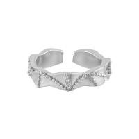 Sterling Silver Jewelry Finger Ring, 925 argento sterlina, placcato, gioielli di moda & per la donna, nessuno, Venduto da PC
