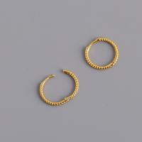 925 Sterling Silver Hoop Earrings fashion jewelry & for woman Sold By Pair