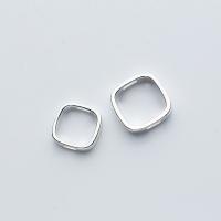 925 Sterling Silver Frame Bead fashion jewelry & DIY nickel lead & cadmium free 8.3mm 10mm Sold By PC