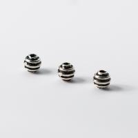Perles en argent sterling 925, bijoux de mode & DIY, protéger l'environnement, sans nickel, plomb et cadmium, 4x4mm,1.3mm, Vendu par PC