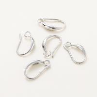 Brass Hook Earwire, fashion jewelry & hypo allergic, more colors for choice, nickel, lead & cadmium free, Sold By Bag