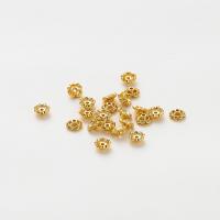 Brass Bead Cap, fashion jewelry & DIY, more colors for choice, nickel, lead & cadmium free, 5mm,1mm, Sold By PC