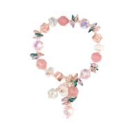 cristal pulseira, feito à mão, joias de moda & para mulher, comprimento Aprox 6.7 inchaltura, vendido por PC