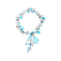 Morango Quartz pulseira, with cristal, Raposa, joias de moda & para mulher, Mais cores pare escolha, comprimento Aprox 6.7 inchaltura, vendido por PC