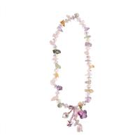Crystal Bracelet with Natural Stone & Zinc Alloy Butterfly Korean style & for woman Length Approx 6.7 Inch Sold By PC