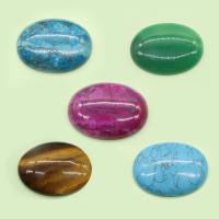 Cabochons en pierres précieuses, Pierre naturelle, ovale, DIY & différents matériaux pour le choix, plus de couleurs à choisir, 30x40mm, Vendu par PC