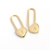 925 Sterling Silver Lever Back Earring Heart plated fashion jewelry & for woman nickel lead & cadmium free Sold By Pair