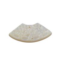 Shell Pendler, Pearl Shell, mode smykker, 12x24x3mm, Hole:Ca. 0.5mm, Solgt af PC