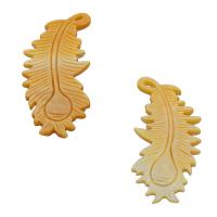 Shell Pendants, Pearl Shell, fashion jewelry, 35x16x2mm, Hole:Approx 1mm, Sold By Pair