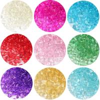Glass Chips, irregular, different packing style for choice & DIY, more colors for choice, Length about 5-8mm, Sold By Bag