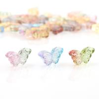 Spacer Beads Jóias, Contas de vidro, Borboleta, DIY, Mais cores pare escolha, 15x8mm, Aprox 50PCs/Bag, vendido por Bag