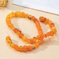 Natural Yellow Agate Beads DIY yellow Approx Sold By Strand