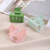 Hair Claw Clips Acetate handmade three pieces & for woman mixed colors Sold By Set