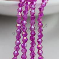 Fashion Glass Beads plated DIY Sold By Bag