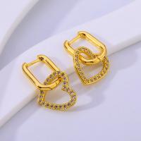 Brass Leverback Earring, fashion jewelry & different styles for choice & for woman & with rhinestone, more colors for choice, nickel, lead & cadmium free, Sold By Pair