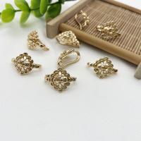 Hair Accessories DIY Findings, Brass, fashion jewelry, nickel, lead & cadmium free, 13x19mm, Approx 10PCs/Lot, Sold By Lot