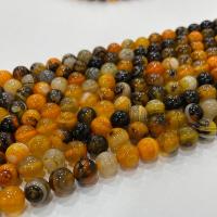 Perles agates, Agate, Rond, DIY & normes différentes pour le choix, Vendu par brin